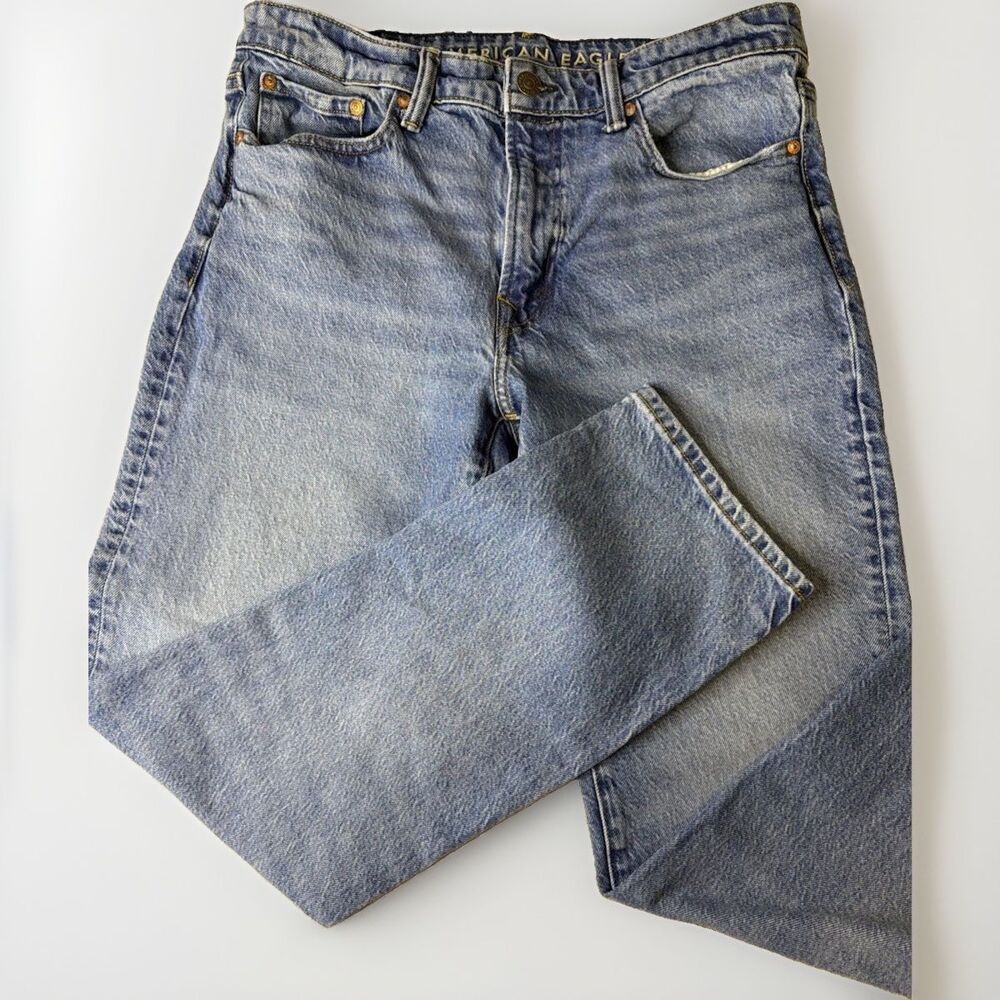 American Eagle Flex Mens Jeans SZ 33 Slim Straight Inseam 30